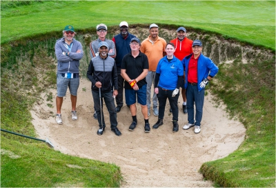 Golfers in a Bunker